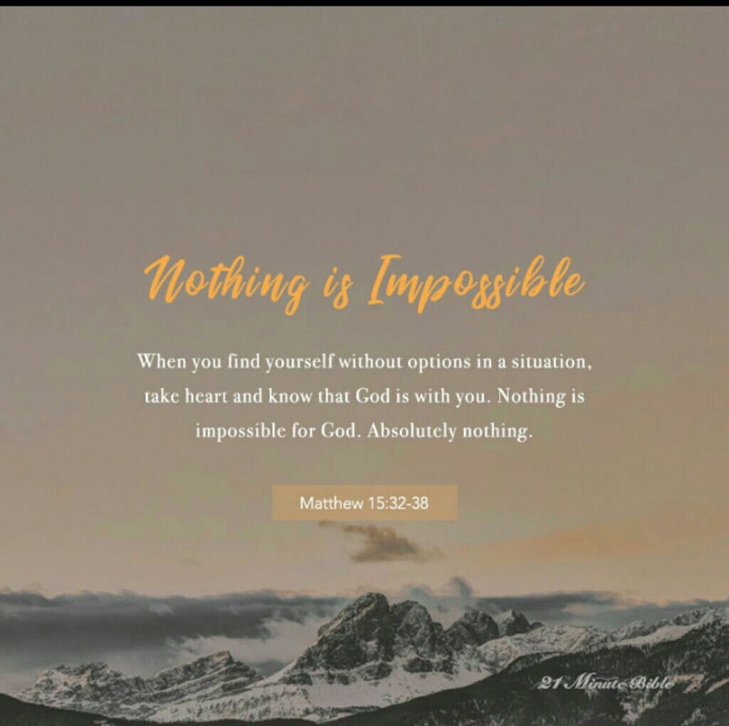 Nothing Is Impossible....